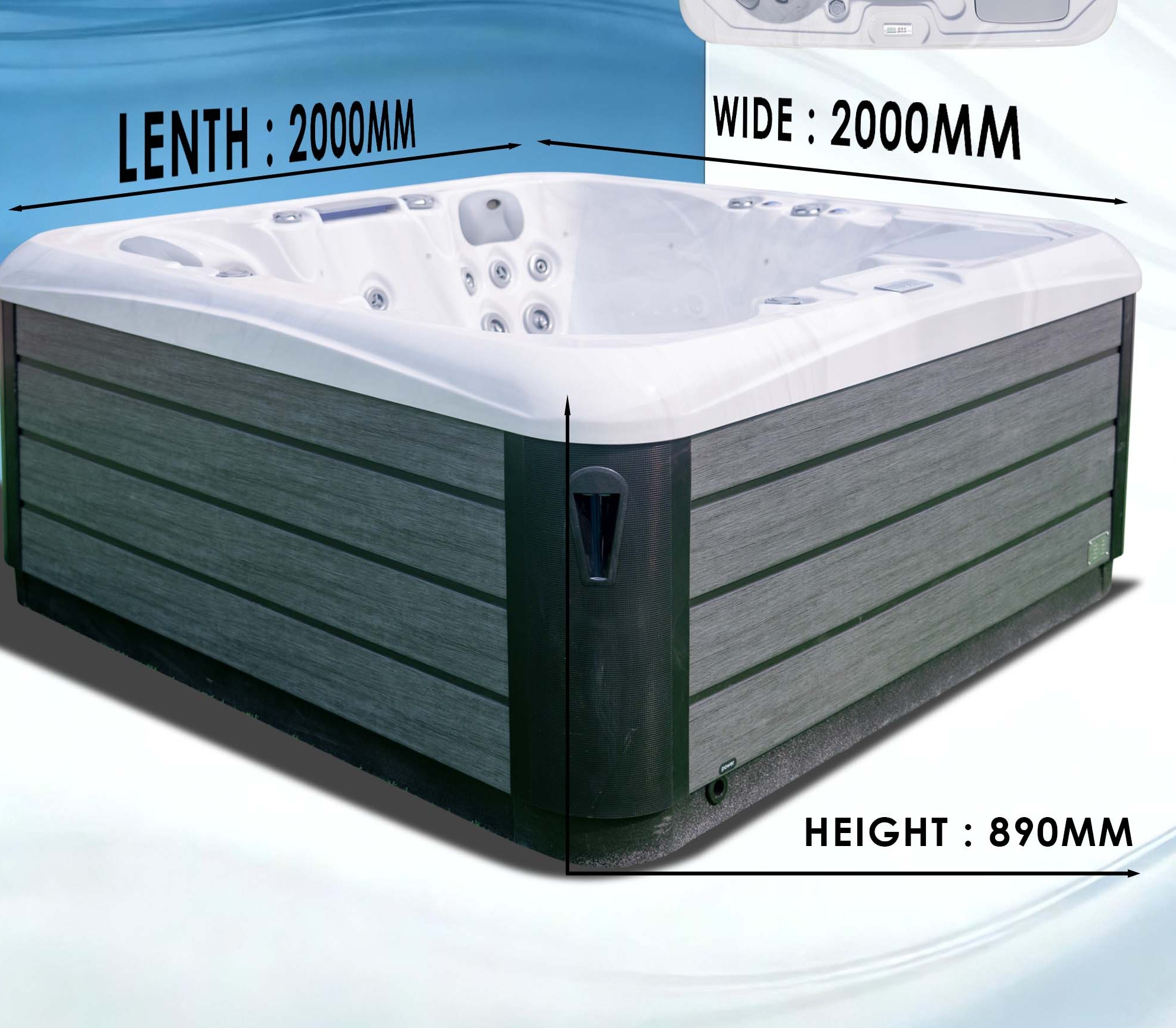 6 person spas